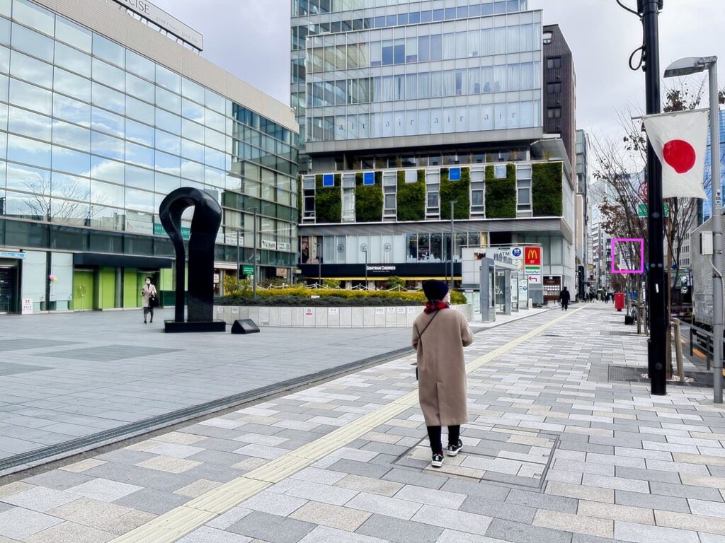 渋谷青山通り商店会_街頭フラッグ掲出場所